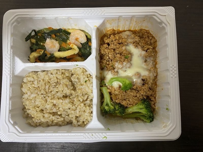 マッスルデリ　メニュー
チーズとトマトのタコミート2