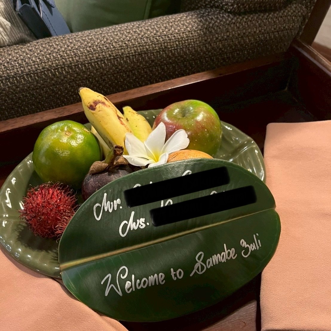 サマべバリ　ウェルカムフルーツ